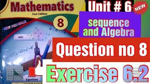 question 8||Exercise 6.2||class 8 maths @waseemasalman786