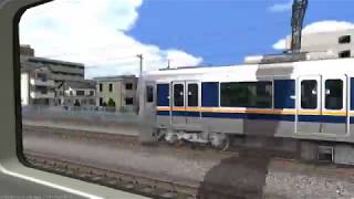 683系サンダーバード 車窓 鉄道模型シミュレーター5 VRM5