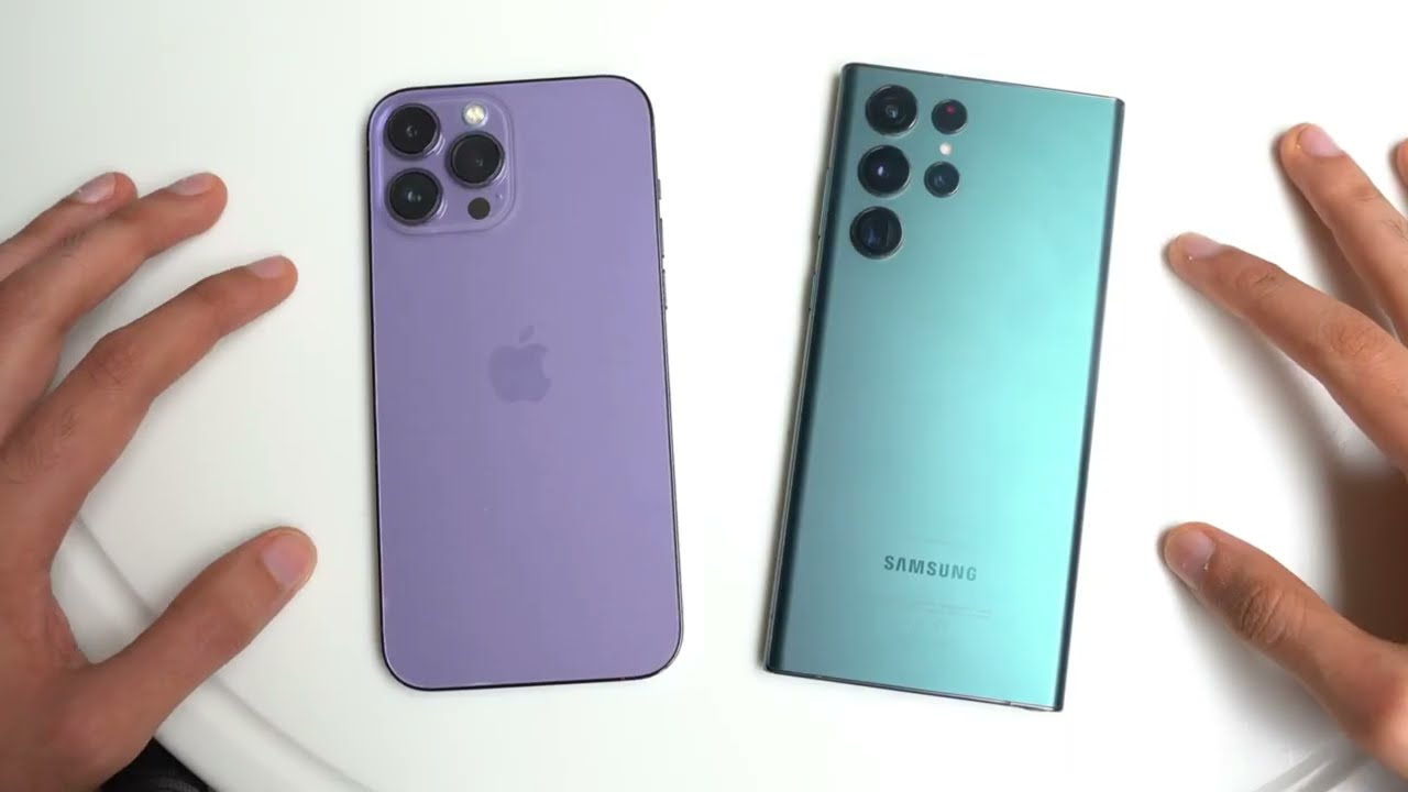 iPhone 14 Pro Max vs Samsung Galaxy S22 Ultra - BEST OF BOTH WORLDS ||
