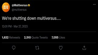 Multiversus is shutting down.... Here's why