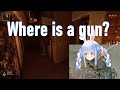 [Hololive/ENG SUB] Pekora also looks for guns in horror games. [UsadaPekora]