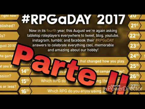 RPG a Day 2017 - Parte Dos - YouTube