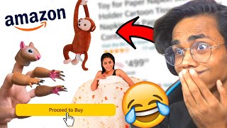 BUYING Every *FUNNY & WEIRD THINGS* From AMAZON