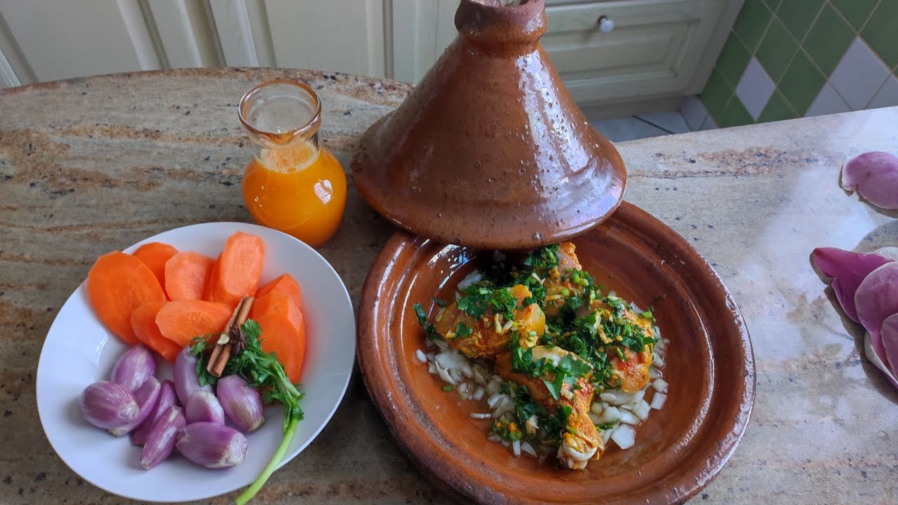 طاجين بالبرتقال 👍على الحطب