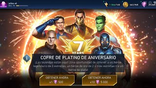 Opening 7th Anniversary Platinum Chest and Raven Chest | Injustice 2 Mobile