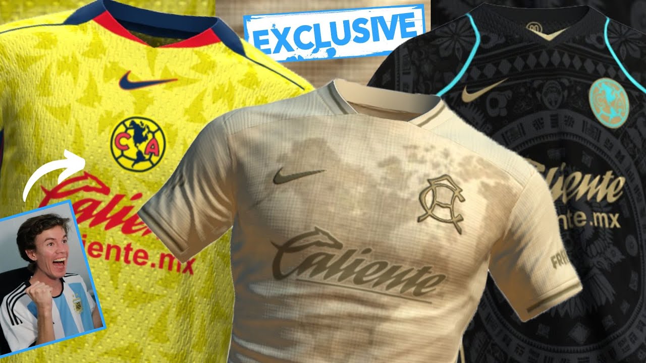 ¡JERSEYS NIKE de CLUB AMÉRICA 2025-2026! - YouTube