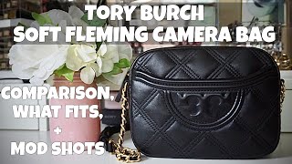 TORY BURCH SOFT FLEMING CAMERA BAG UNBOXING | COMPARISON TO KIRA BAG AND  COACH CAMERA BAG - YouTube