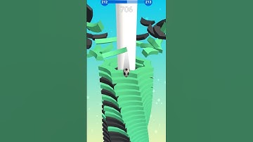 "Stack Ball ! Highest Score Challenge! #Stackbounce #shorts #viral #gaming #gamestack #androidgames