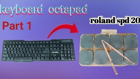How to make octapad. keyboard octapad at home 🤯💡roland spd 20 octapad.PART 1/ ओक्टपड़ कैसे बनाये