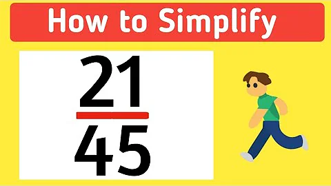 How to Simplify the Fraction 21/45 || 21/45 Simplified