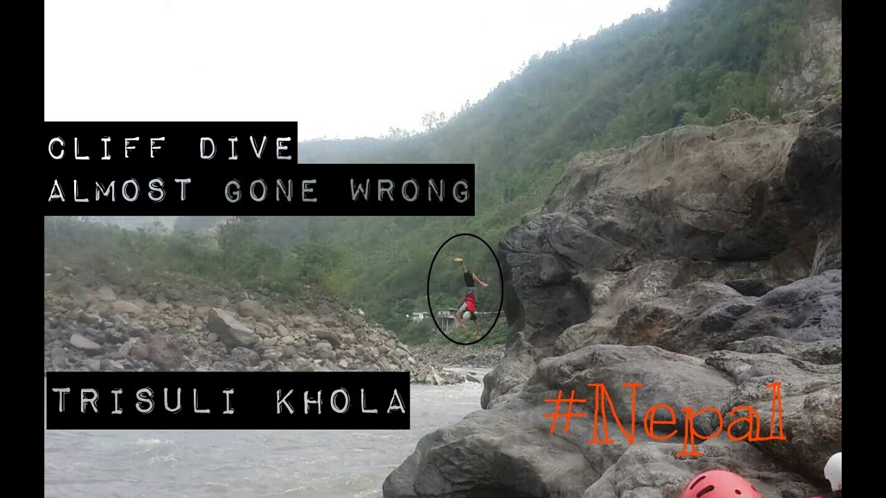 EPIC FAIL!!! CLIFF DIVE  | TRISULI RIVER RAFTING