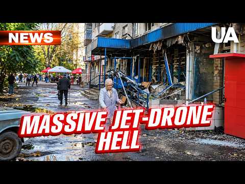 173 DRONES IN ONE NIGHT: RUSSIA LAUNCHED 50+ JET-POWERED UAVs AND GUIDED BOMBS!