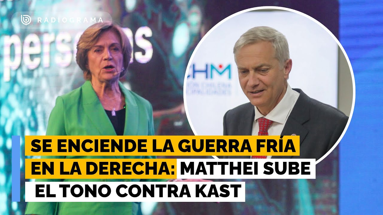 Se enciende la guerra fría entre Chile Vamos y Republicanos: fuego cruzado entre Matthei y Kast