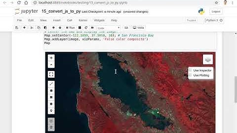 GEE Clip #15 - Converting Earth Engine JavaScripts to Python directly within Jupyter notebook