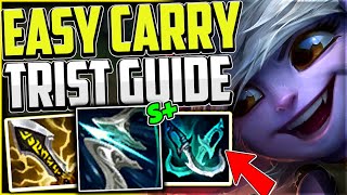 How to Play Tristana ADC for Beginners & CARRY + Best Build/Runes SEASON 13 Tristana Guide