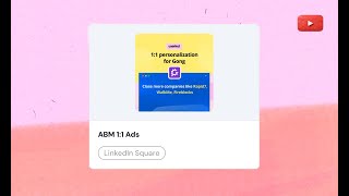 Userled: 1-1 LinkedIn Ads