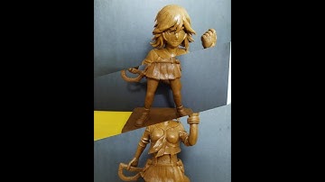 Sculpting Ryuko Matoi | Kill La Kill | Sculpture | ( Timelapse )