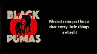 Black Pumas - Mrs. Postman [Lyrics on screen]