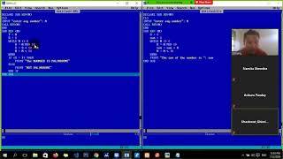 QBASIC DAY 11 PALINDROME  REVERSE NUMBER AND STRING