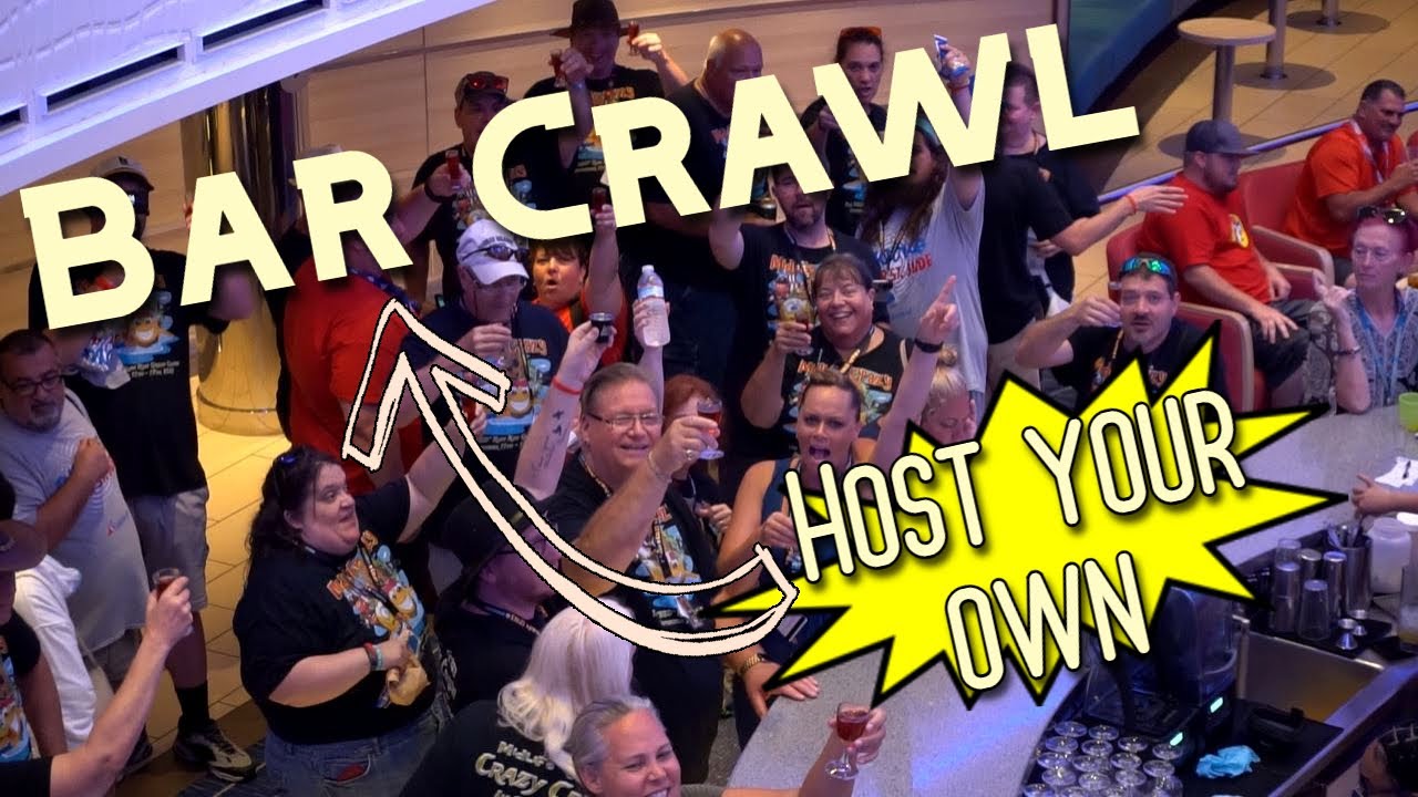 cruise ship bar crawl