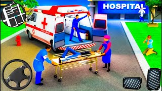 محاكي الإسعاف ألعاب سيارات النقل الطبي - فان لتعليم قيادة السيارات - ألعاب أندرويد screenshot 3
