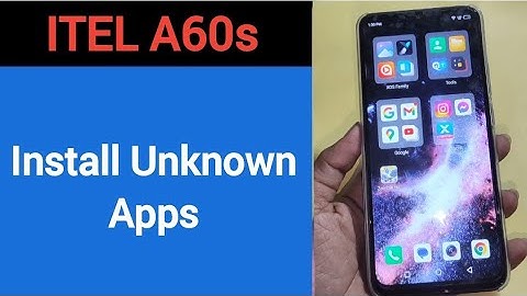 How to install unknown apps, install APK, Itel A60s third party app install kaise karen, app install