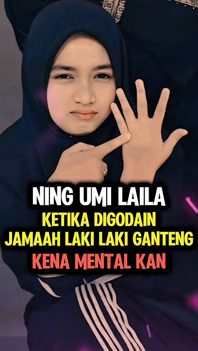 Reaksi Ning Umi Laila Ketika Digodain Jamaah Ganteng #shorts