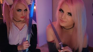 [ASMR] PSYCHO TWINS Inspect & Take Care of YOU | Girlfriend Role Play