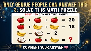 Only 1% of People Can Solve This Math Puzzle