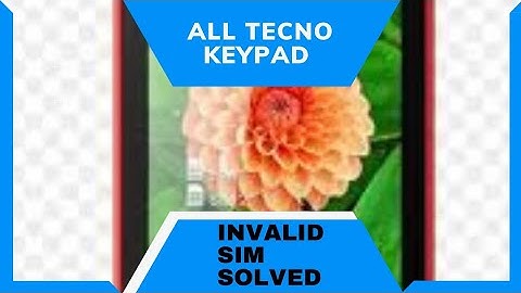 How to fix Invalid Sim on Tecno Keypad Sim Using Cm2Mtk🛠🙏▶️✔