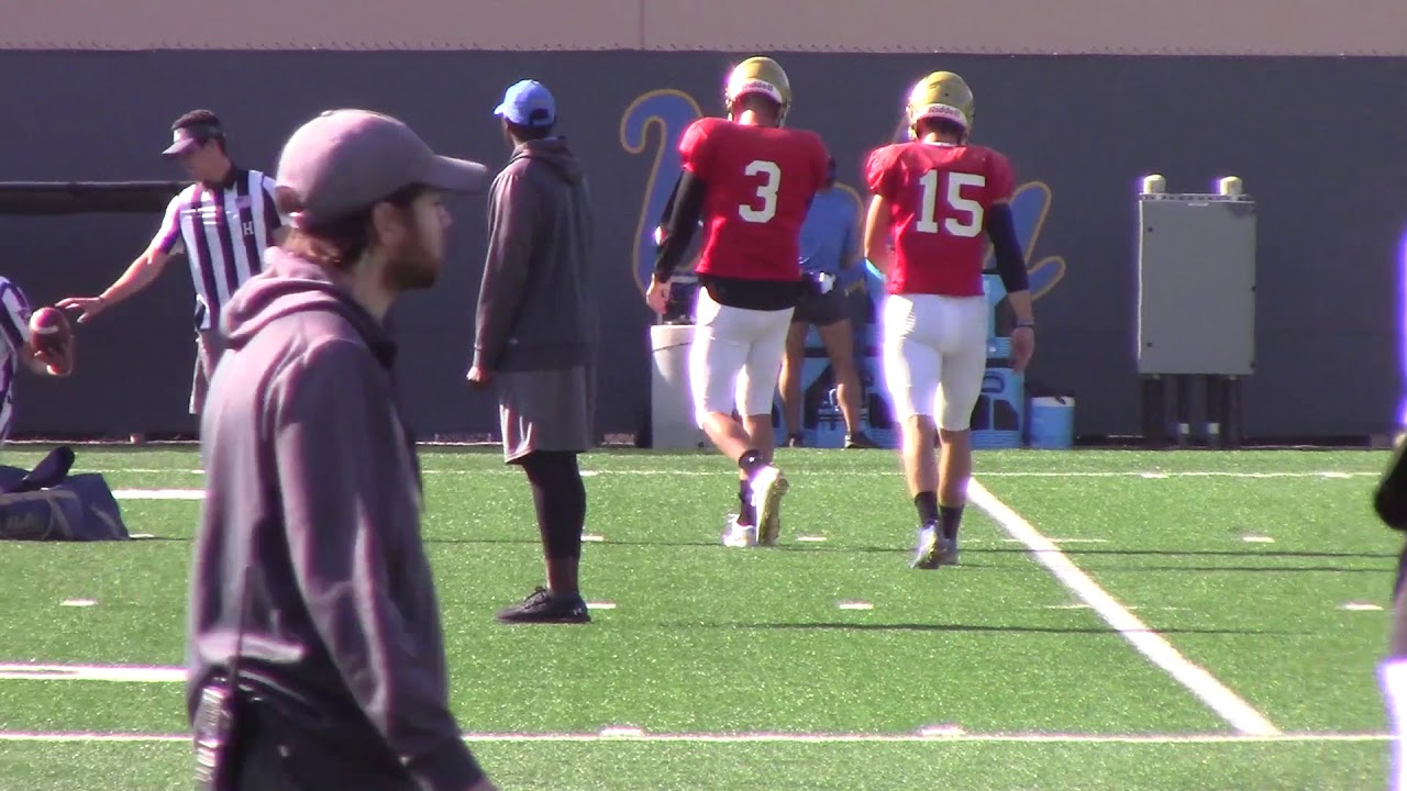 UCLA quarterback drills (Bye week; Sept. 19, 2018)