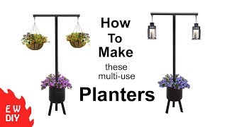 How to build a planter stand. How to make multi-use planters. First of all DO NOT I repeat DO NOT cut into a gas/propane tank 