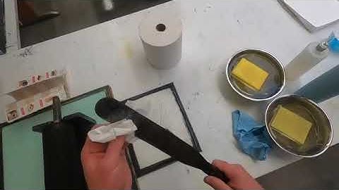 Completing a Second Etch on a Litho Stone