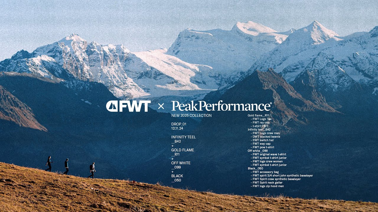 FWT x Peak Performance - New 2025 collection for adventure cravers