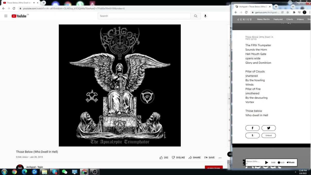 Those Below Who Dwell in Hell (vocal cover)