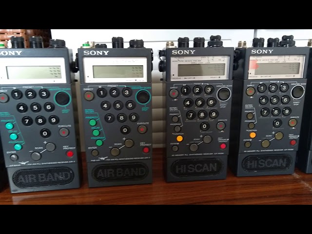 Sony Air 8 ,air 7 and Pro 80 , Pro 70 Radio - YouTube