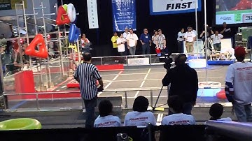 First Robotics 2011 Hofstra Semi Final Match 1