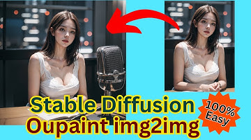 How To Use Stable Diffusion Outpaint with Img2Img in AUTOMATIC1111 - Tutorial