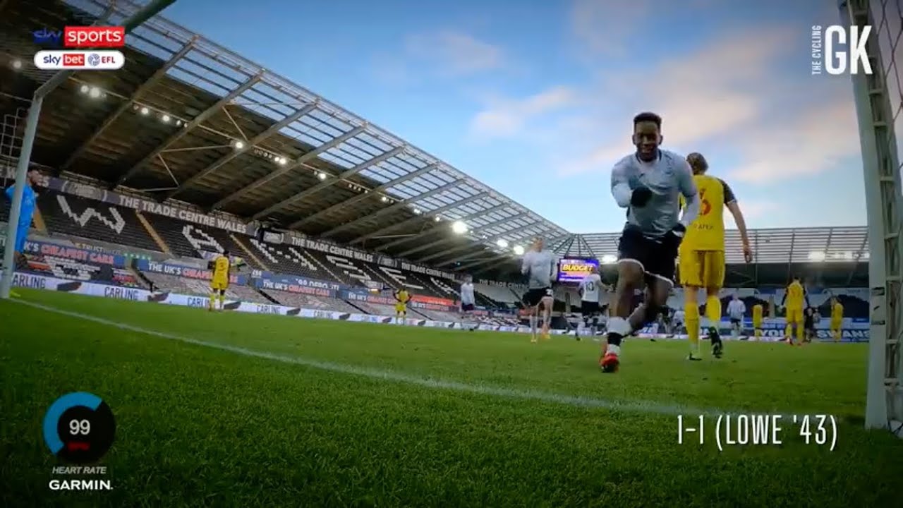 Jamal Lowe Points At Ben Foster’s GoPro In Celebration | Ben Fosters GoPro Cam | The Cycling GK