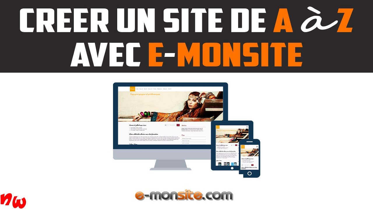 [Tuto] Créer un site de A à Z avec E-monsite ! | Fr