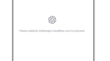 Please unblock challenges.cloudflare.com to proceed | Chatgpt not open problem
