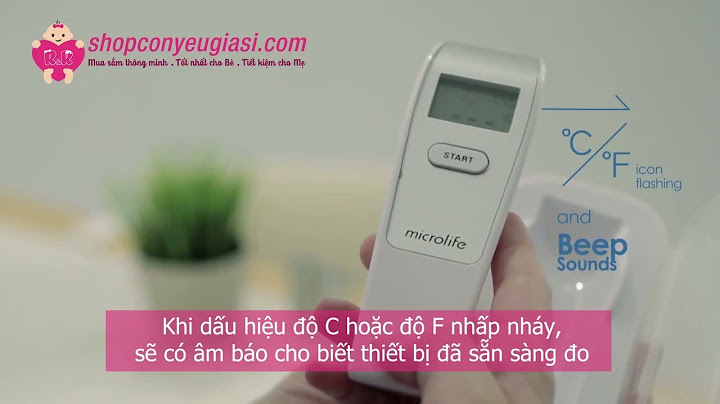 Hướng dẫn sử dụng nhiệt kế microlife fr1mf1