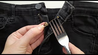 🧵 Tailors Don't Want You To Know This Secret! How to Fix Any Zipper in 2 Minutes