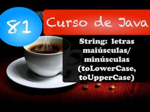 Vídeo: Como você muda letras em Java?