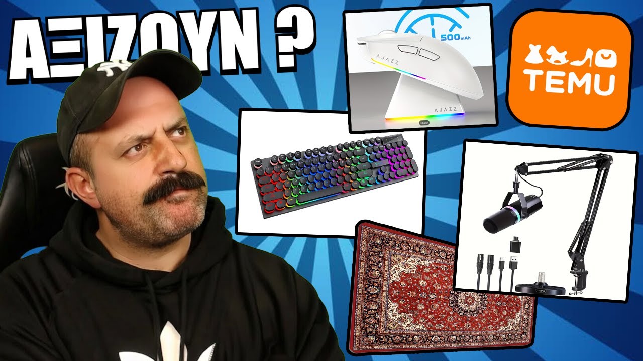 Δοκιμάζουμε Gaming Αξεσουάρ από το TEMU 🎮✨