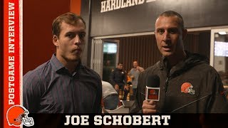 Joe schobert postgame interview vs. steelers | cleveland browns