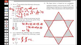 (SAT math) Practice Test 014 (ques 9-16) (pdf file included)