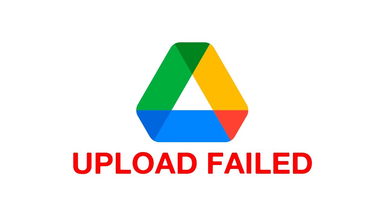 How to Fix Upload Failed in Google Drive. - YouTube