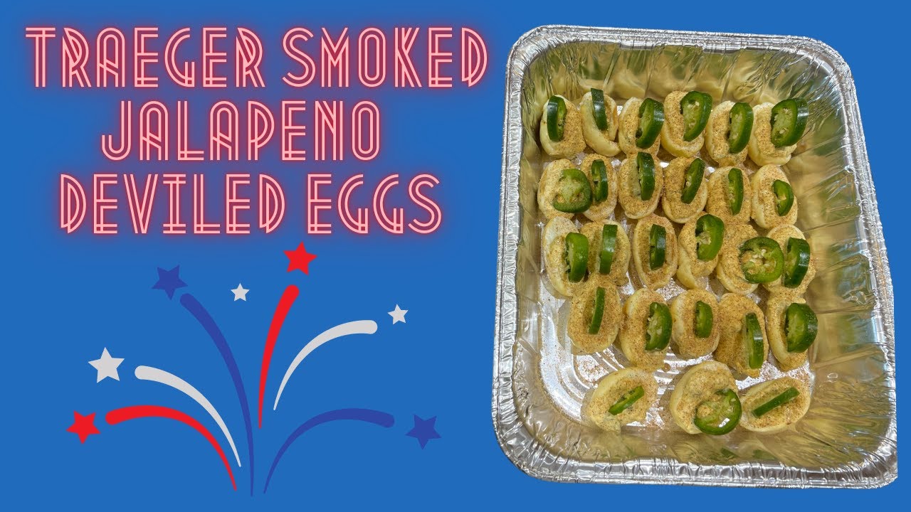 Smoked Jalapeño Deviled Eggs