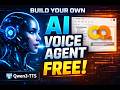 Build Your Own AI Voice Agent (Free) | Qwen3-TTS Voice Cloning on Google Colab